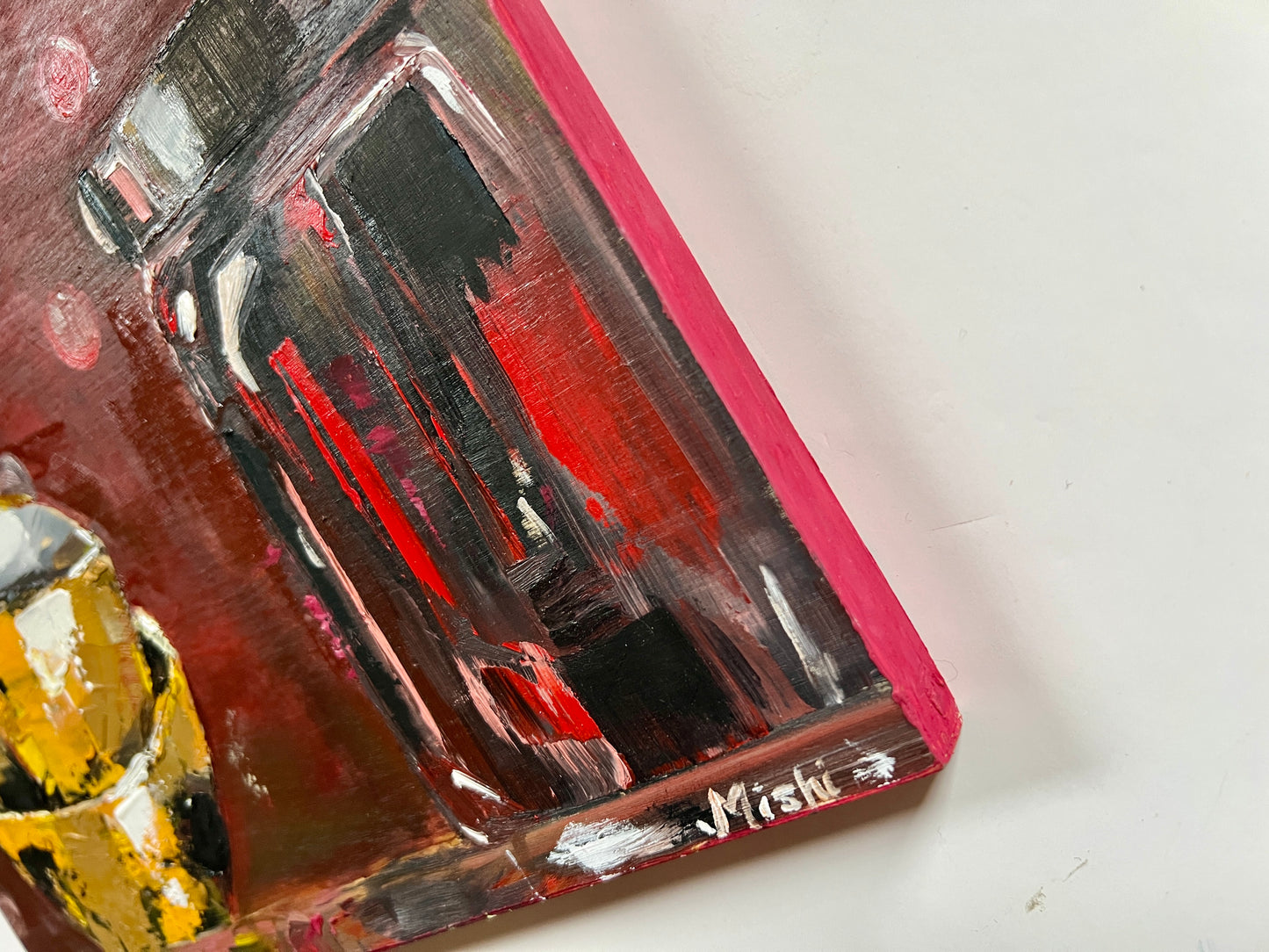 Golden Bowls | Oil on wood