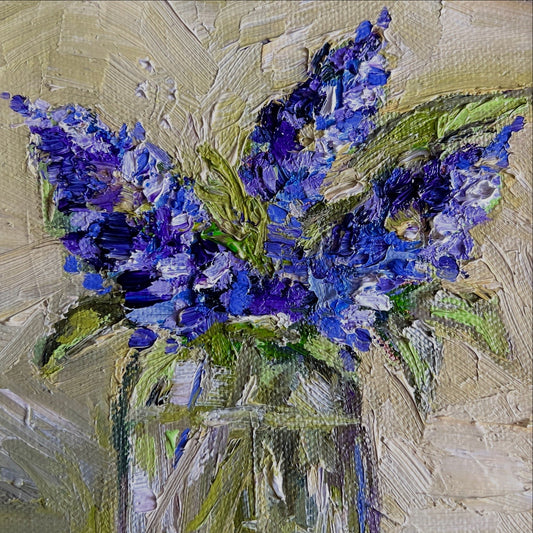Lavender Glow, Oil on canvas