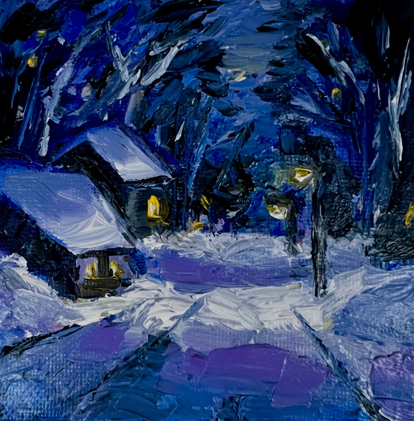 Winter night Glow