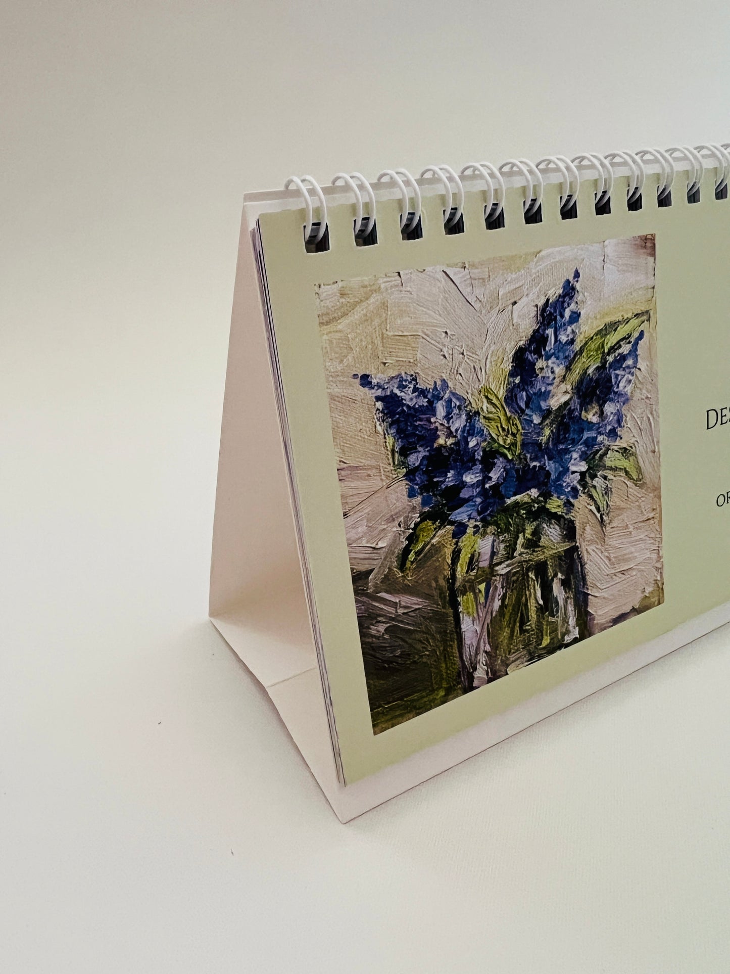 Desk Calendar 2026 | Original Art Desk Calendar | Oil & Watercolour Paintings | Artist Illustrated | Original Paintings | Important dates and festivals