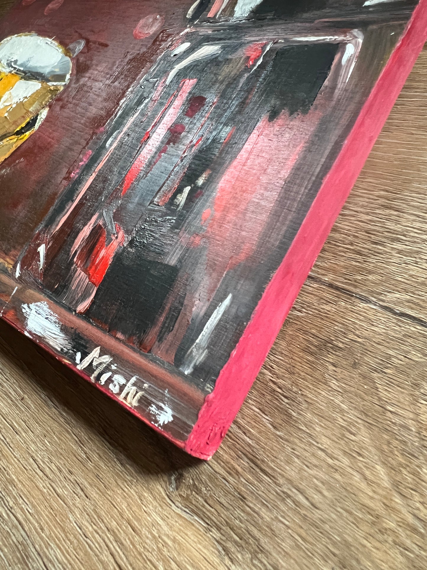 Golden Bowls | Oil on wood