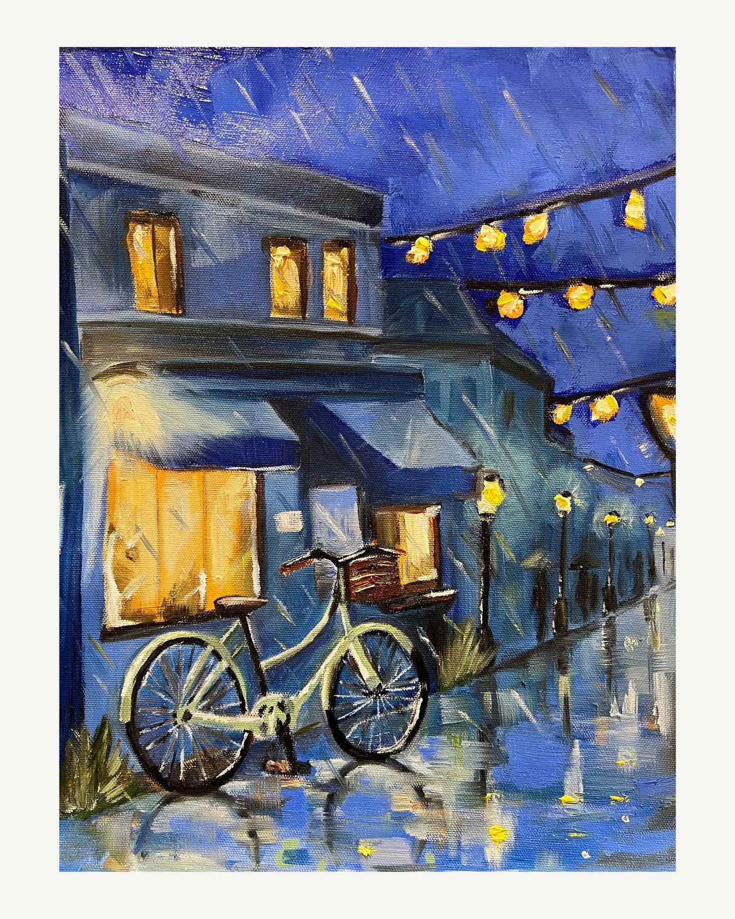 Last stop - Oil painting