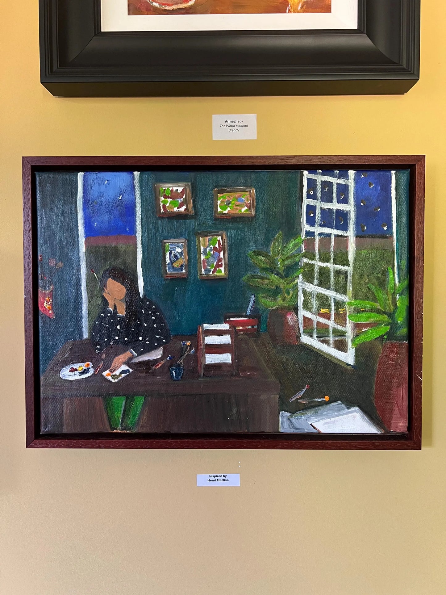 In My Zone - Framed Oil on canvas