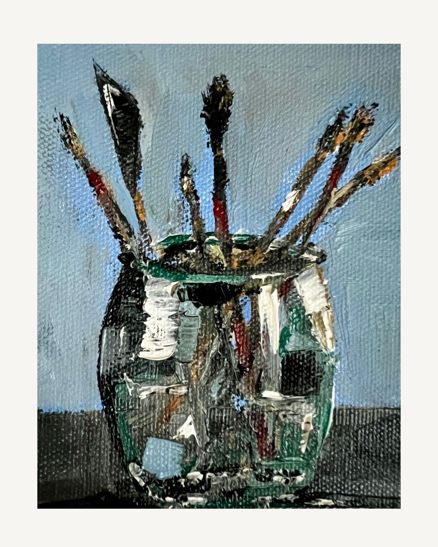 Artist Jar - Oil painting