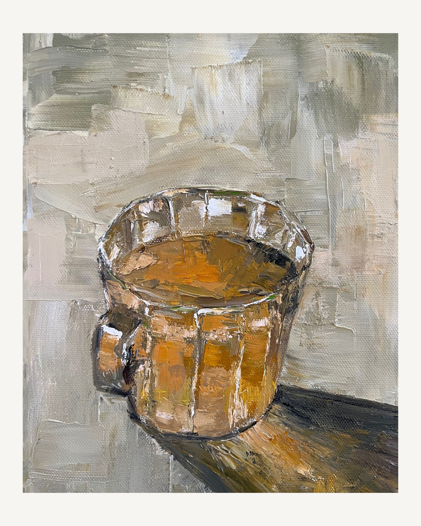 Tea for one - Oil painting
